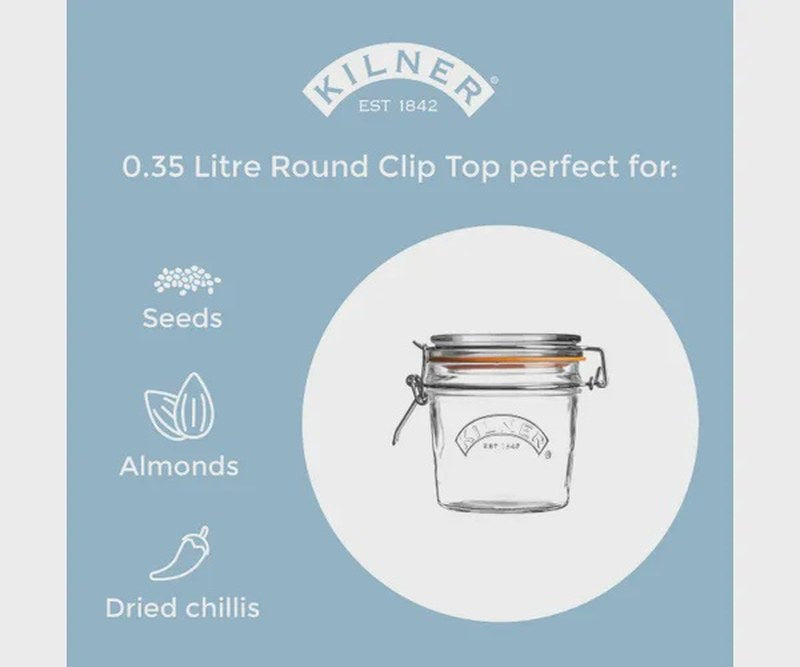 Kilner Clip Top Jar 0.35L