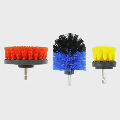Streetwize 3Pc Drill Brush Head Set