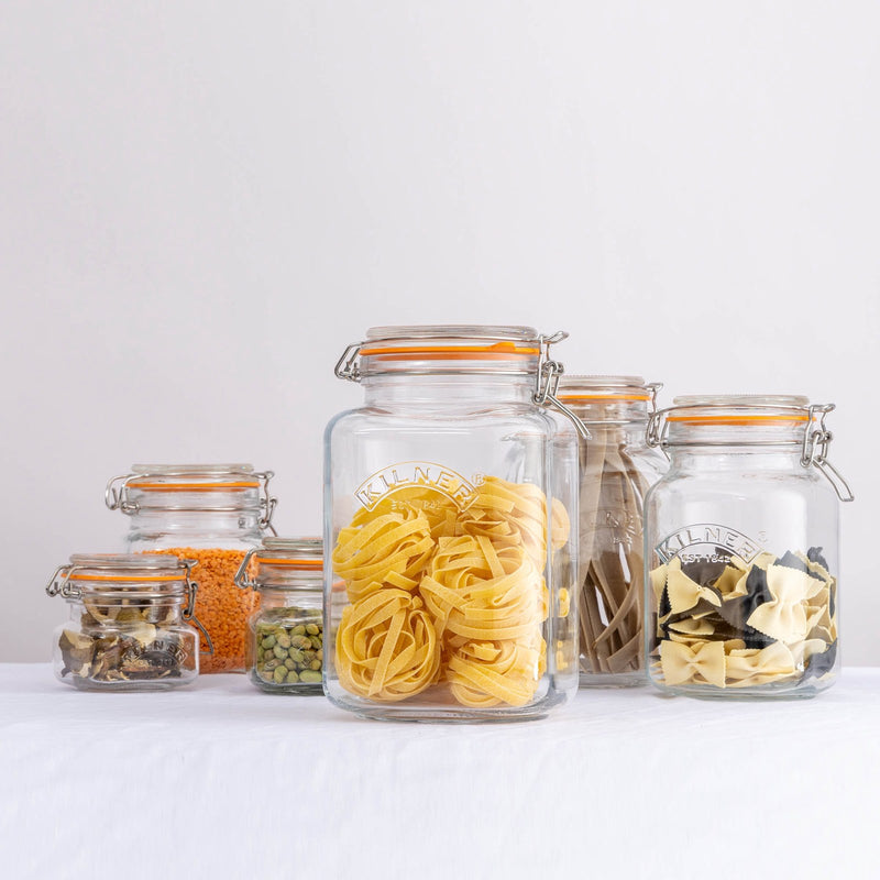 Clip Top Square Jar 3 Litre