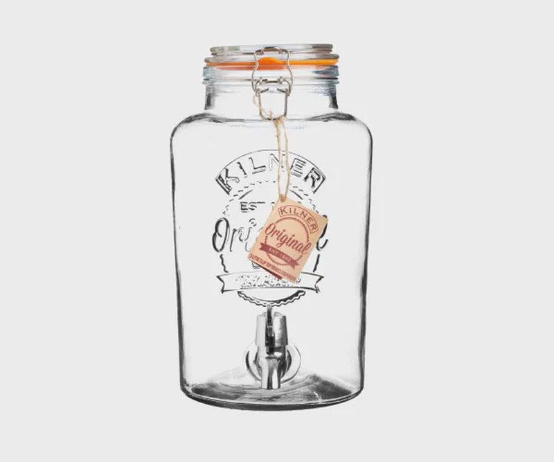 Clip Top Round Drinks Dispenser 5 Litre