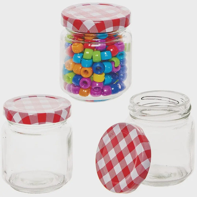6pc 120ml Mini Glass Jars