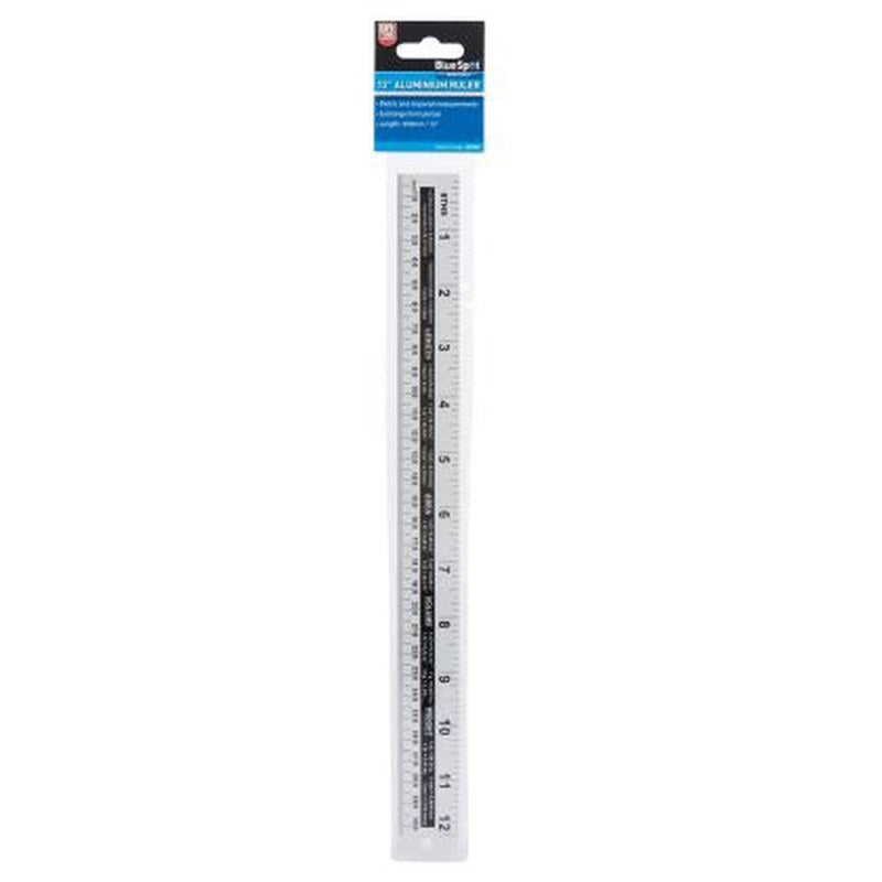 Blue Spot Tools 300mm (12") Aluminium Ruler