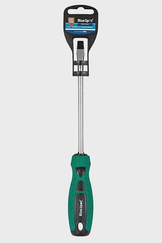 blue spot 8.0 x 150mm slotted screw driver