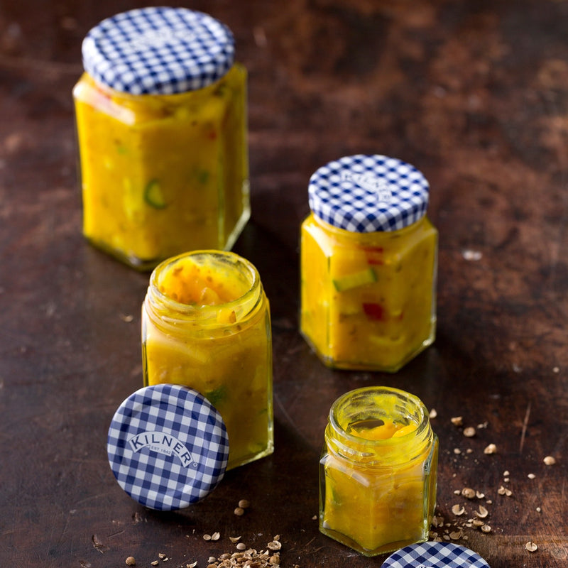 Hexagon Twist Top Jar 280Ml