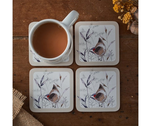 Country Hens Set Of 4 Coasters