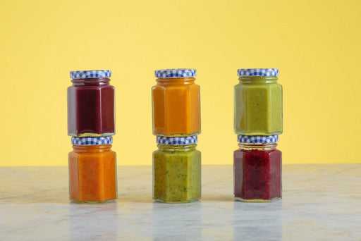 HEXAGONAL 500ML TWIST TOP JARS