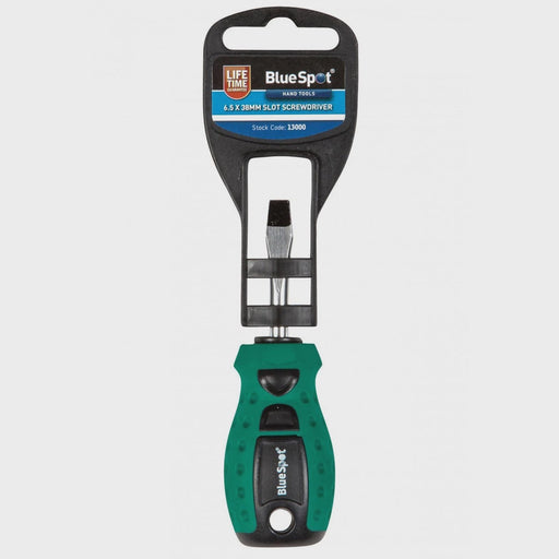 blue spot 6.5 x 38mm slotted screwdriver