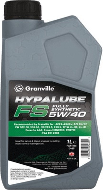 Granville Hypalube Fully 5W40 1L