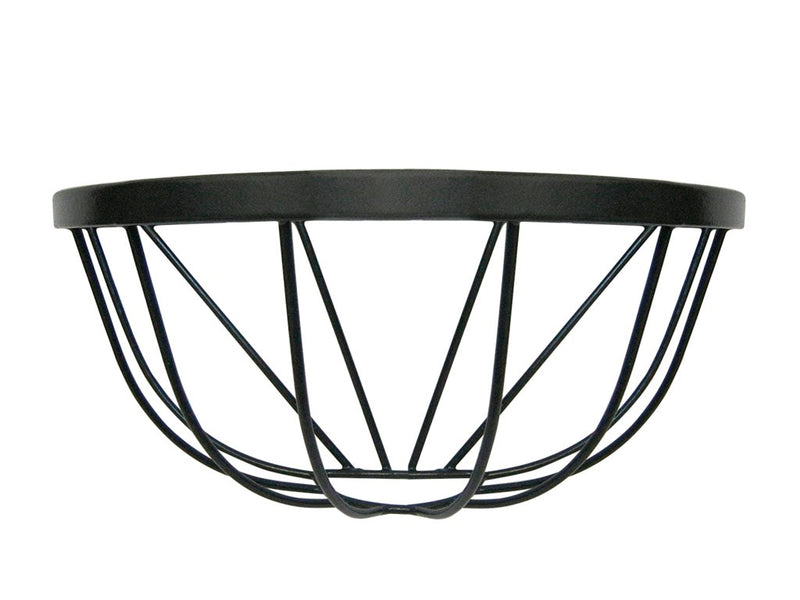 Ambassador Wrought Iron Wall Basket 14"