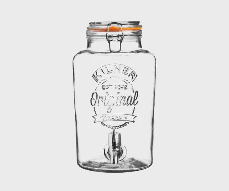 Clip Top Round Drinks Dispenser 5 Litre