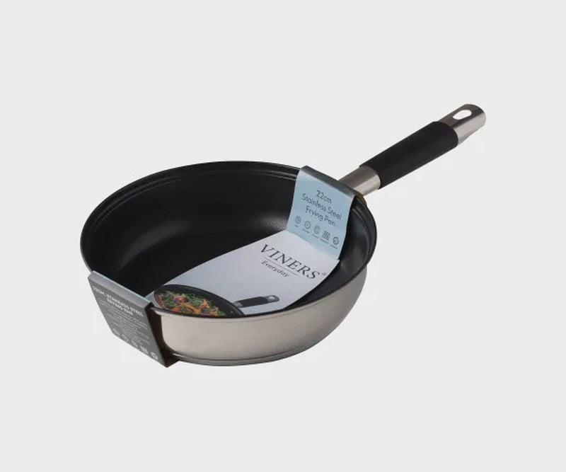 Viners Stainless Steel Frying Pan 22Cm