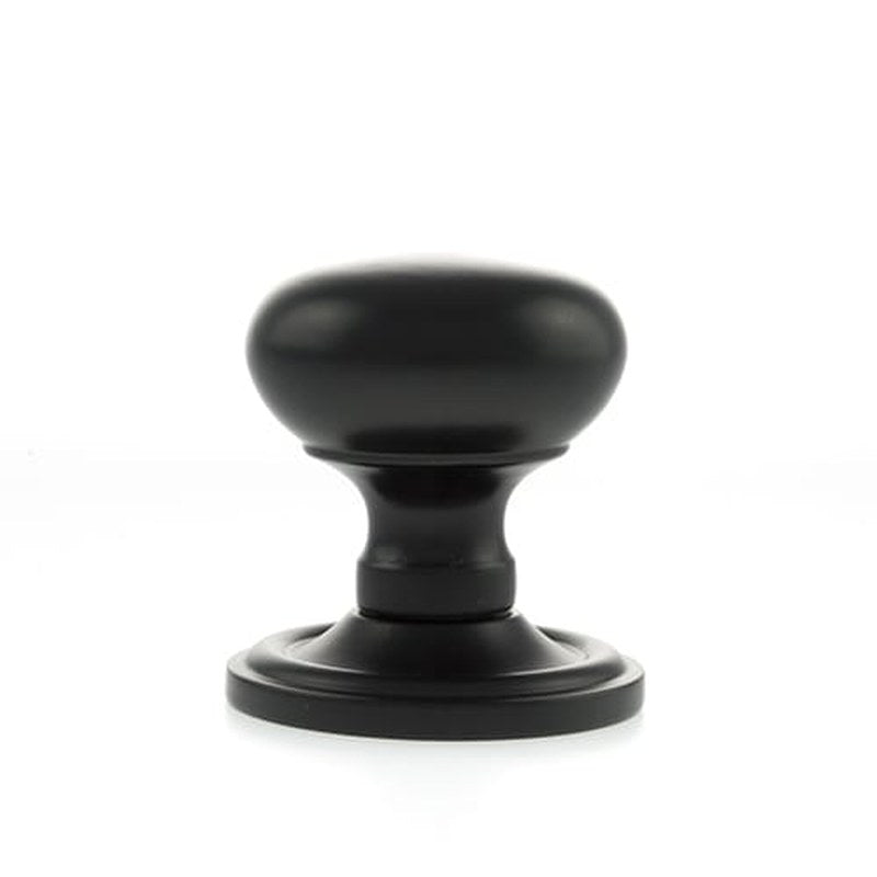 Old English Harrogate Solid Brass Mushroom Mortice Knob on Concealed Fix Rose -