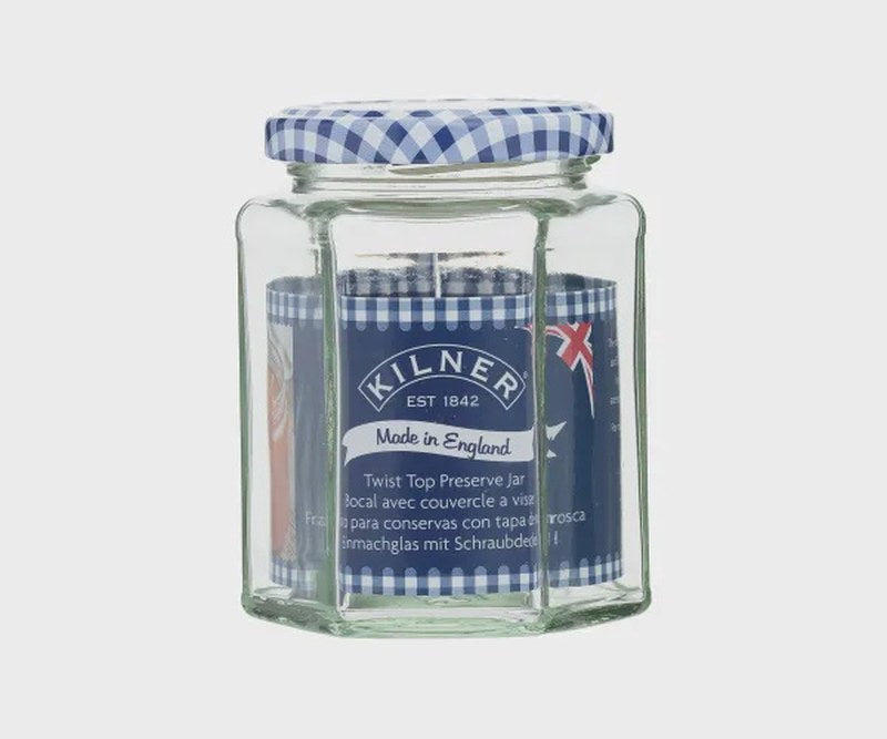 Hexagon Twist Top Jar 280Ml