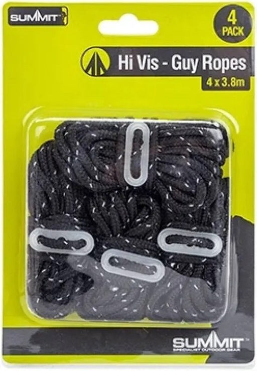 Summit 4Pk Hi Vis Guy Ropes