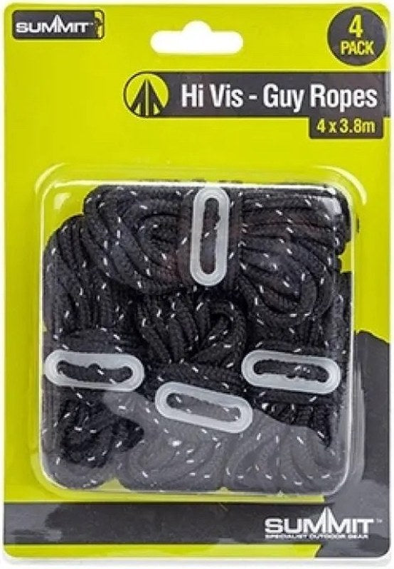 Summit 4Pk Hi Vis Guy Ropes