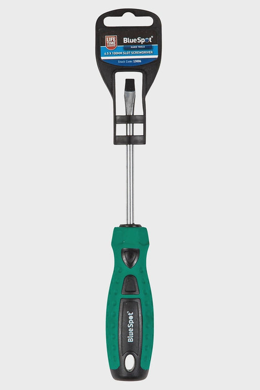 blue spot 6.5 x 100mm slotted screwdriver