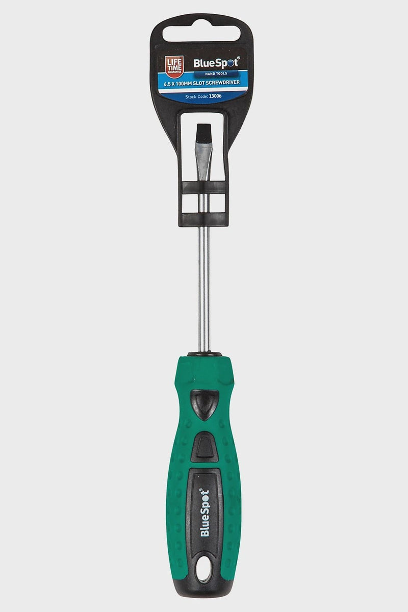blue spot 6.5 x 100mm slotted screwdriver