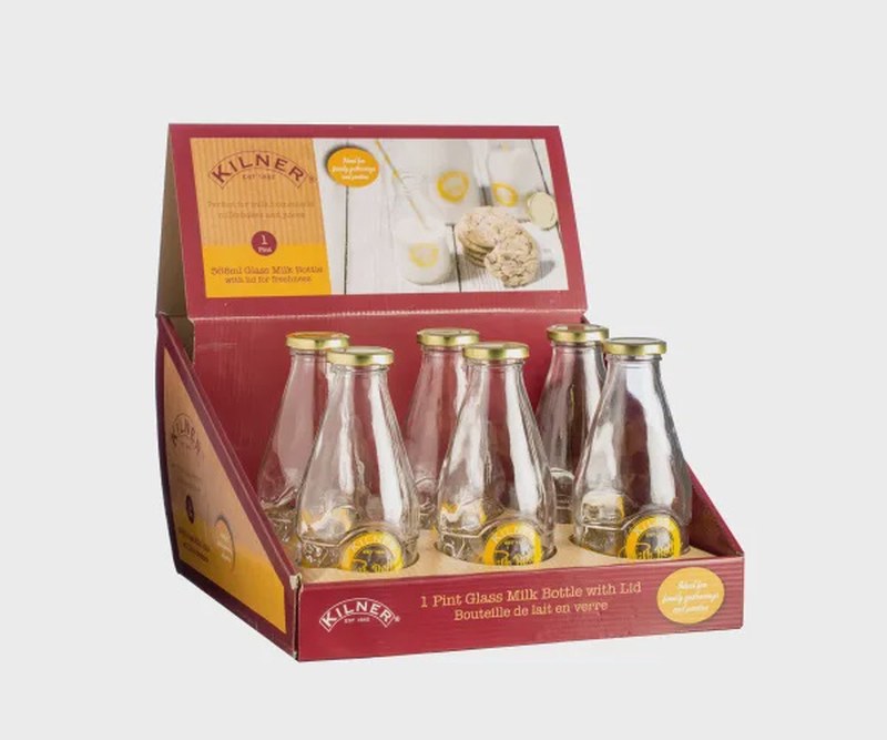 Glass Milk Bottle 1Pint 25.713