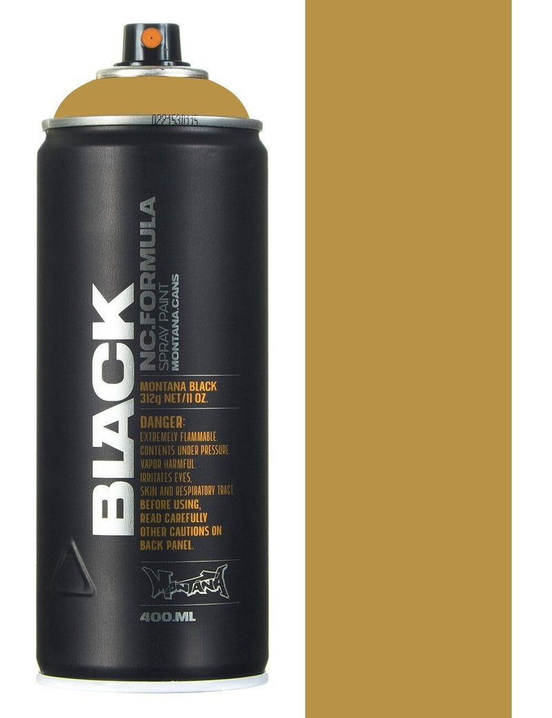 Montana Black Spray Paint 400ml - Sand BLK8010