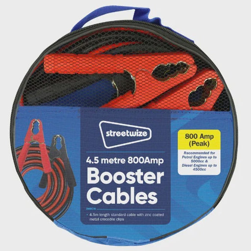 Heavy Duty 4.5m 800Amp Booster Cables