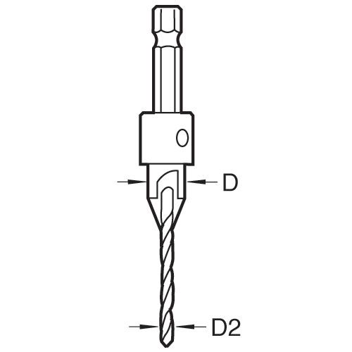 SNAP/CS/6MMTC - Trend Snappy Countersink 6mm x 12.7mm TCT