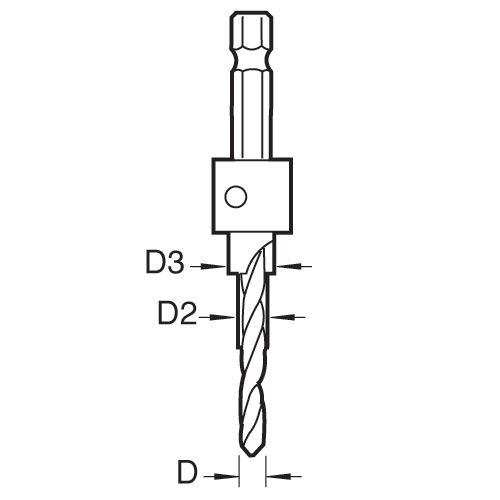 SNAP/RTA/7 - Trend Snappy RTA 7mm Confirmat Screw Stepped drill