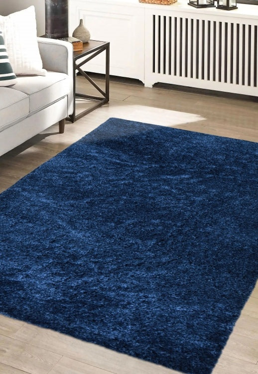 Snug Plain Rug 120x170cm Navy