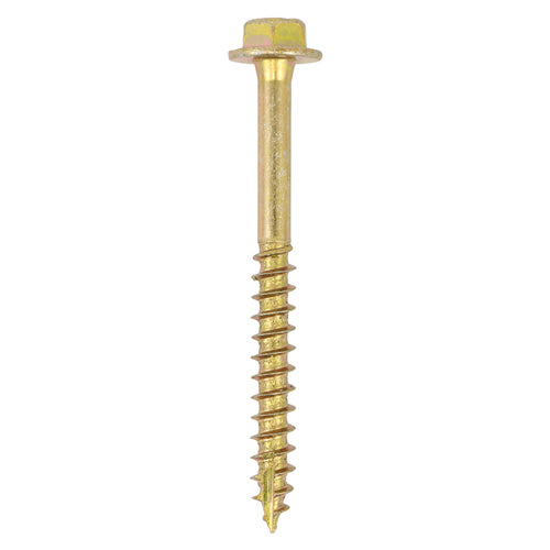 TIMCO Solo Advanced Hex Head Gold Coach Woodscrews — Trade Pack
