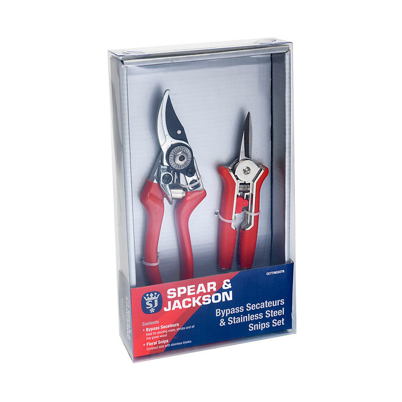 Spear & Jackson CUTTINGSET6 Garden Cutting Gift Set (Secateurs & Snips)