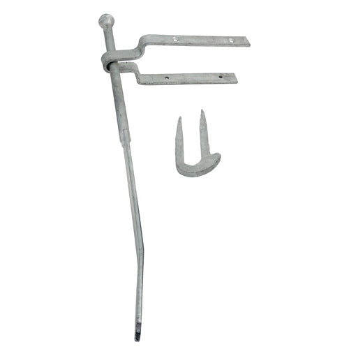 TIMCO Spring Gate Fastener Set With Staple Catch Hot Dipped Galvanised