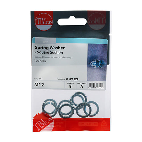 TIMCO Spring Washers DIM7980 Silver — Trade Pack
