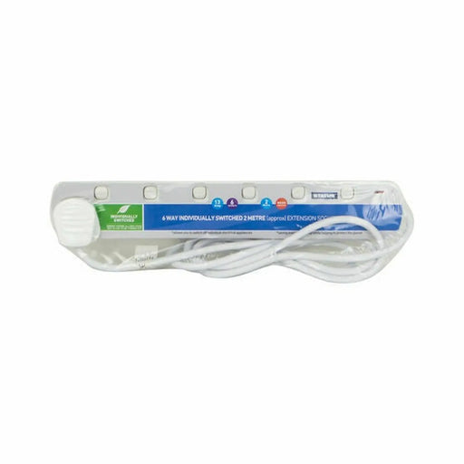 Status 4 Socket 2M Switched Extension Lead Heavy Duty