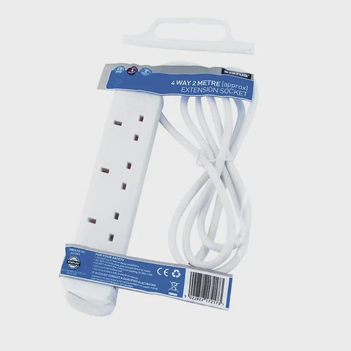 Status 4Way 2M Extension Lead Heavy Duty