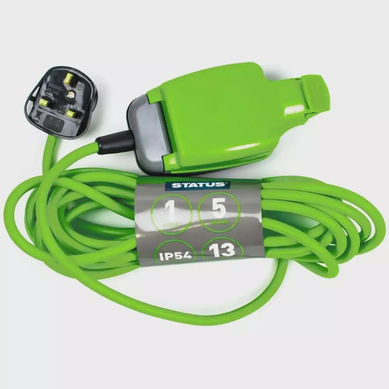 Status 5M Weatherproof Outdoor Extension Lead