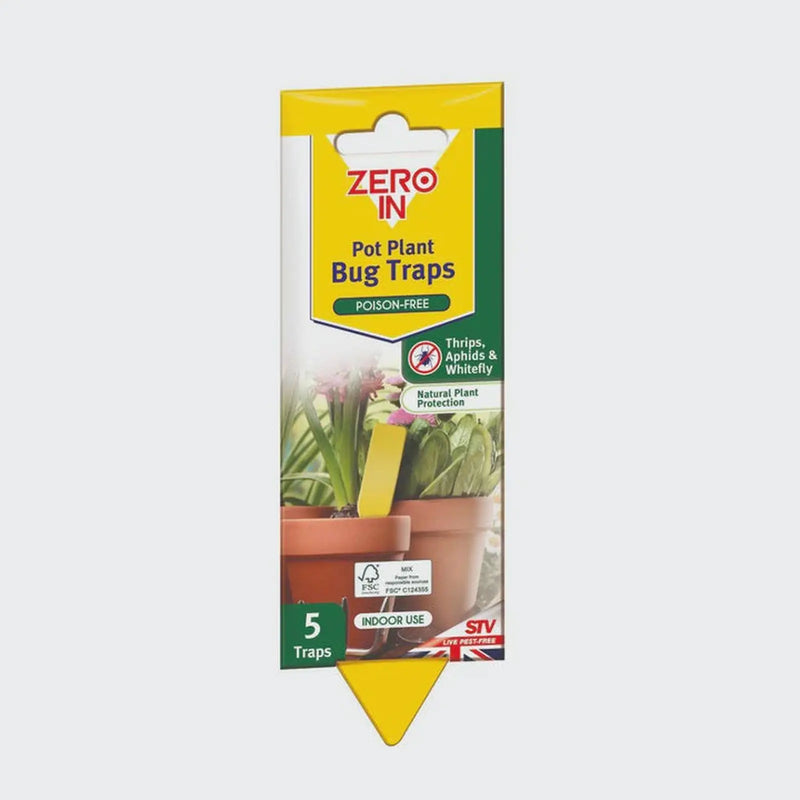 ZERO IN Zero-In Pot Plant Bug Trap Poison-Free