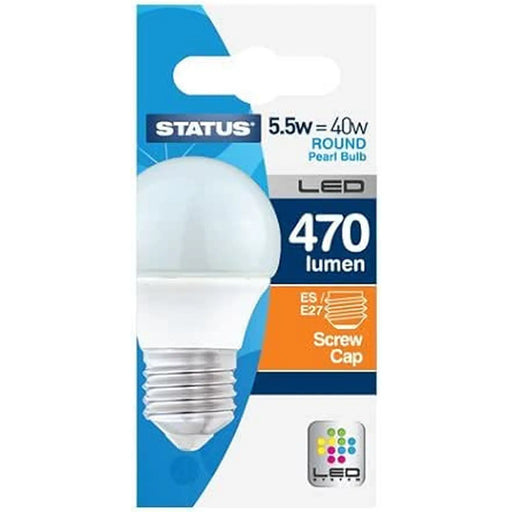 Status 40W Warm White Round Bulb Large Screw
