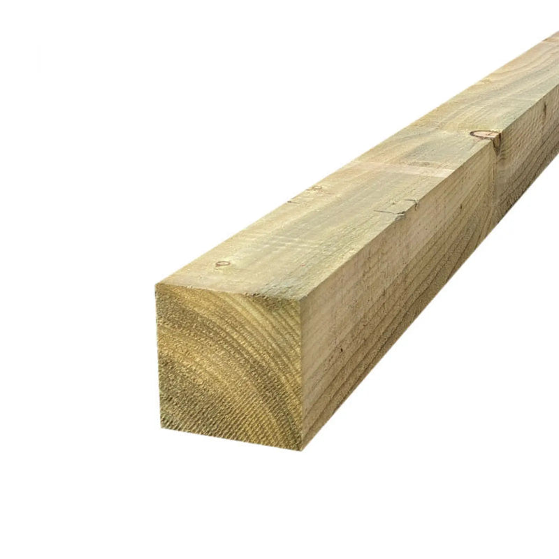 Not specified Sawn UC4 Treated Fence Post 100 x 100 x 2400mm
