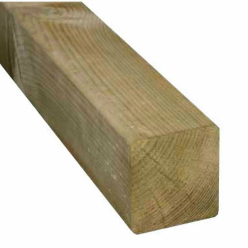 Not specified Sawn UC4 Treated Fence Post 75mm x 75mm x 2400mm