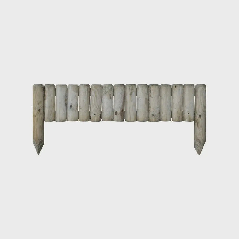 David Musson Fencing Log Roll Border Section 1050mm x 150mm