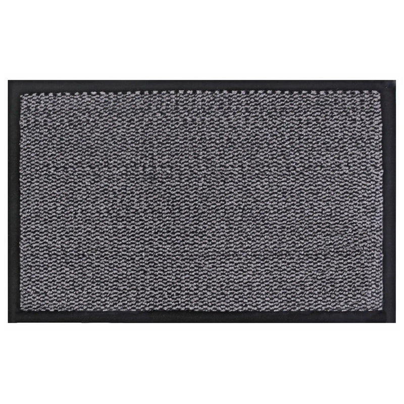 JVL Commodore Barrier Mat 40x60cm Grey, Blue, Brown.