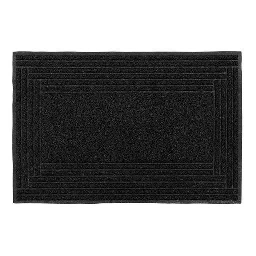 JVL Mud Grabber Scraper Mat 40x60cm Black