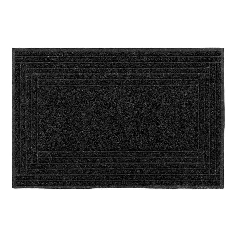 JVL Mud Grabber Scraper Mat 40x60cm Black