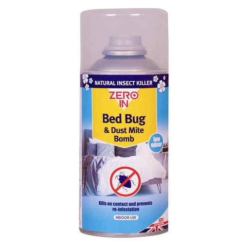 ZERO IN Bed Bug & Dust Mite Killer Bomb 150Ml
