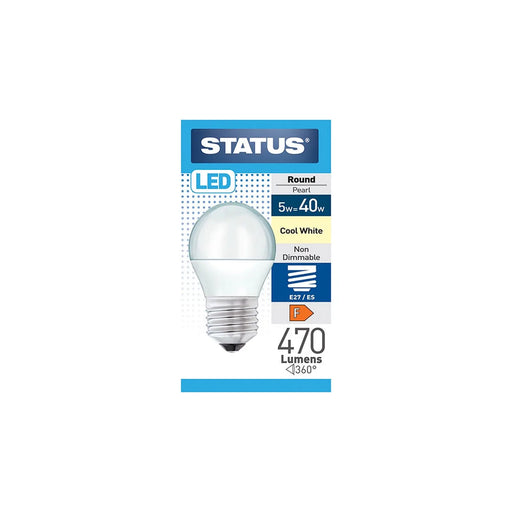 Status round Cool White 40W Large Screw