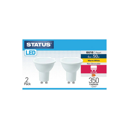 Status GU10 2Pk Warm White