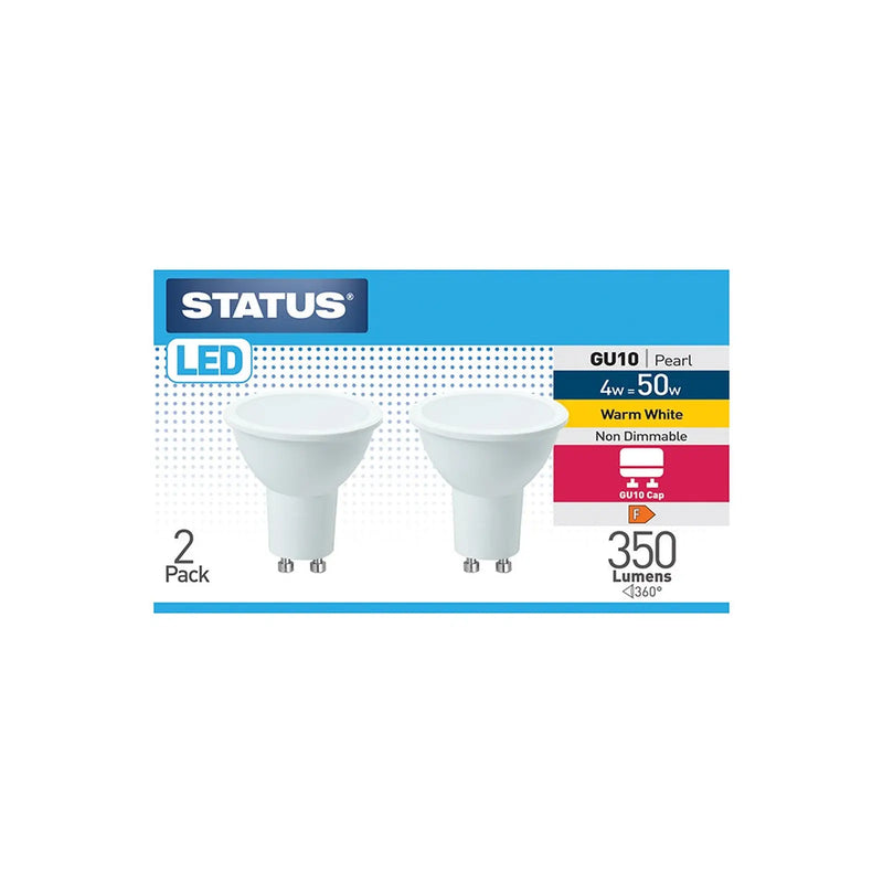 Status GU10 2Pk Warm White