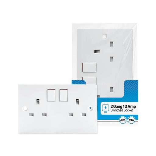 Status Swichted Socket 2 Gang