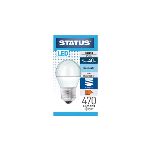 Status LED Round 40w Day Light Large Screw