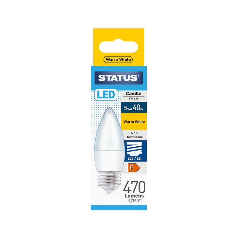 Status Candle 40w Warm White Large Screw