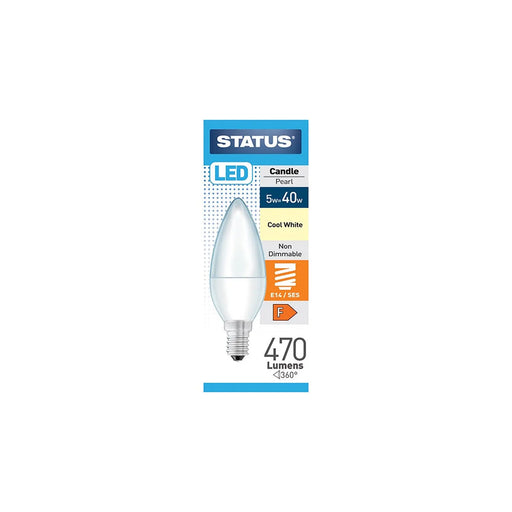 Status Candle 40w Cool White Small Screw
